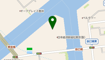 王子ホールディングス株式会社 東雲の地図画像