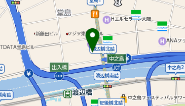 サントリーホールディングス株式会社 近畿営業本部近畿圏支社・大阪支社の地図画像
