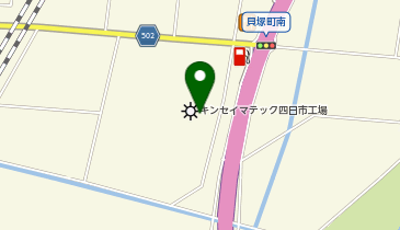 キンセイマテック株式会社 四日市工場の地図画像