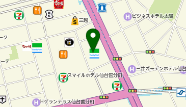 株式会社フソウ 東北支店の地図画像