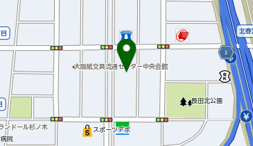 株式会社JCU 大阪支店の地図画像
