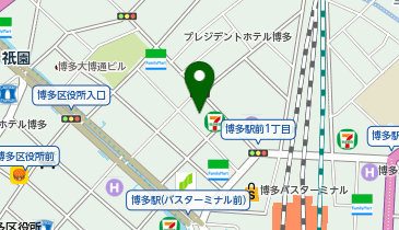 伊藤忠テクノソリューションズ株式会社 福岡オフィスの地図画像