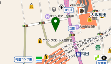 株式会社関通 大阪支社の地図画像