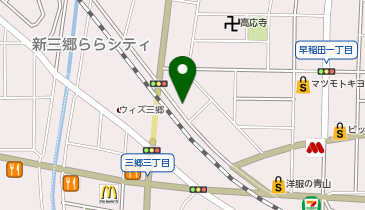杉田エース株式会社 三郷営業所の地図画像