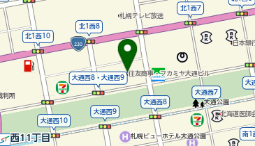 シンフォニアテクノロジー株式会社 札幌営業所の地図画像
