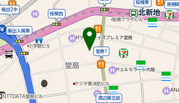 菱電エレベータ施設株式会社 大阪支店の地図画像