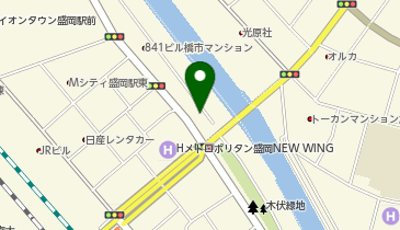 雪印メグミルク株式会社 北東北営業所の地図画像