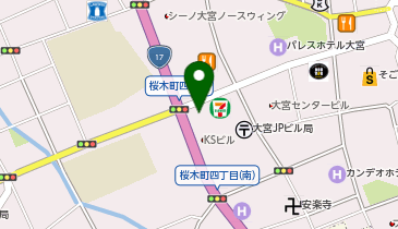 ライクスタッフィング株式会社 埼玉支社の地図画像