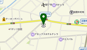 株式会社明電舎 函館営業所の地図画像