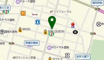 楽天グループ株式会社 盛岡オフィスの地図画像
