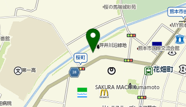 株式会社アスパーク 熊本オフィスの地図画像