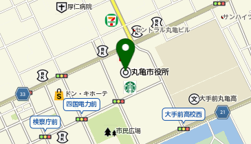 四国ガス株式会社 丸亀ショールームの地図画像