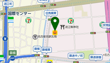 極東興和株式会社 名古屋支店の地図画像