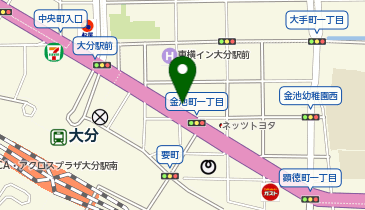 株式会社ワオ・コーポレーション 大分本部の地図画像
