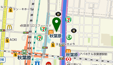株式会社ワオ・コーポレーション 秋葉原事務所の地図画像