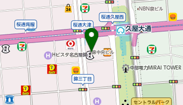 佐鳥電機株式会社 名古屋支店の地図画像