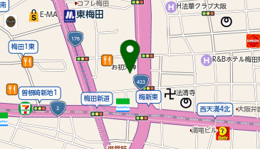 株式会社Dstyleホールディングス 大阪研修センターの地図画像