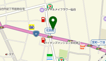 株式会社トライトキャリア 仙台支社の地図画像