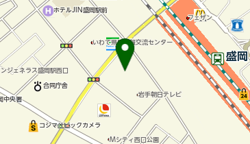 ダイコク電機株式会社 盛岡営業所の地図画像