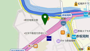 LINEヤフー株式会社 赤坂Kタワーオフィスの地図画像