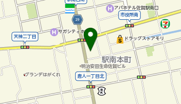 株式会社シーエーシー 佐賀支社の地図画像