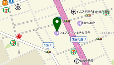 株式会社リクルートコミュニケーションズ 仙台トラストタワーの地図画像