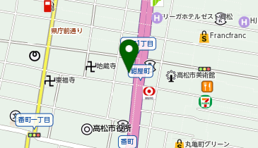 ブリストル・マイヤーズスクイブ株式会社 高松事務所の地図画像