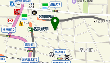 日本海綿業株式会社 岐阜出張所の地図画像