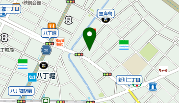 株式会社内田洋行 東京・新川  第2オフィスの地図画像