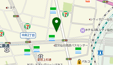 株式会社スポーツフィールド 仙台オフィスの地図画像