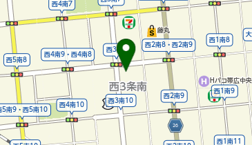 株式会社STVラジオ 帯広放送局の地図画像