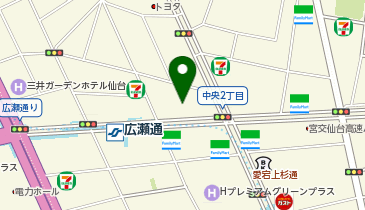 株式会社リージェンシー 仙台支店の地図画像