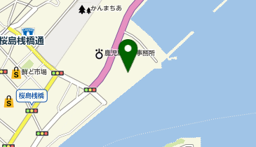 鹿児島荷役海陸運輸株式会社 小川埠頭 貨物取扱所の地図画像
