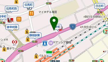 リーフラス株式会社 静岡事務所の地図画像