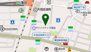 SGフィルダー株式会社 ジョブ+センター蒲田の地図画像