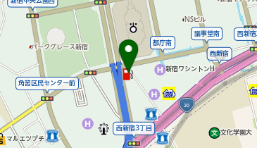 青木石油商事株式会社 新宿都庁南公園通り営業所の地図画像