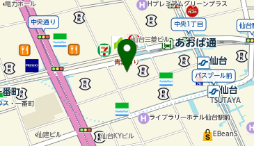 株式会社エス・エム・エスキャリア 仙台事業所の地図画像