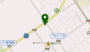 株式会社白洋舎 東部事業所の地図画像