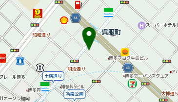 イーシームズ株式会社 九州営業所の地図画像