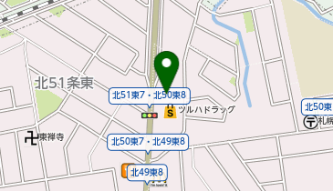 株式会社地区宅便 札幌支店の地図画像