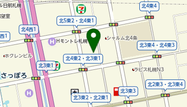 日本テクロ株式会社 札幌支店の地図画像