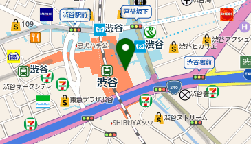 株式会社ウテナ 渋谷オフィスの地図画像