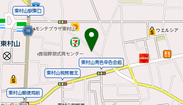 株式会社アネシス 東村山事業所の地図画像