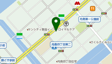 株式会社アネシス 月島事業所の地図画像