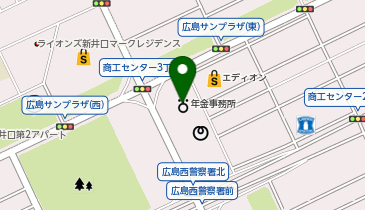 NTTタウンページ株式会社 広島の地図画像