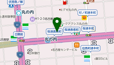 中村建設株式会社 名古屋支店の地図画像