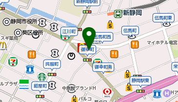株式会社インソース 静岡事業所の地図画像
