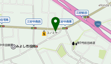 ホーメックス株式会社 みよし支店の地図画像
