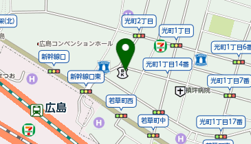 アルインコ株式会社 広島支店の地図画像