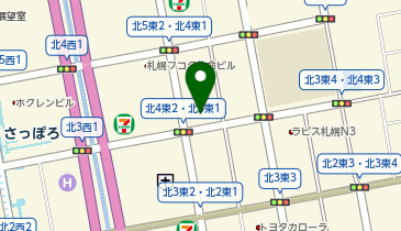 株式会社サテライトオフィス サテライトオフィス札幌の地図画像